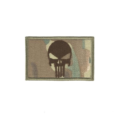 Нашивка на липучке Dozen Velcro Skull Patch "MultiCam" (8 * 5 см) 2914950059804 фото