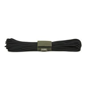 Паракордовий шнур Dozen Tactical Paracord 550 (Type III) "Black" 10 метрів 2914950061036 фото