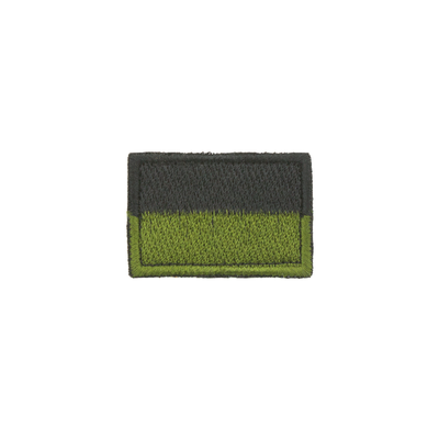 Нашивка на липучке Dozen Velcro Mini Flag Patch "Black/Olive" (4,5 * 3 см) 2914950063085 фото