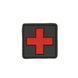 Нашивка на липучці Dozen Velkro Medical Patch "Black/Red" (4 * 4 см) 2914950060565 фото 1
