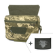 Напашник Dozen Front Pouch For Ballistic Protection "Pixel MM14" (24,5 * 17,5 см) с баллистическим пакетом 1 класс DFPFBP14-1 фото