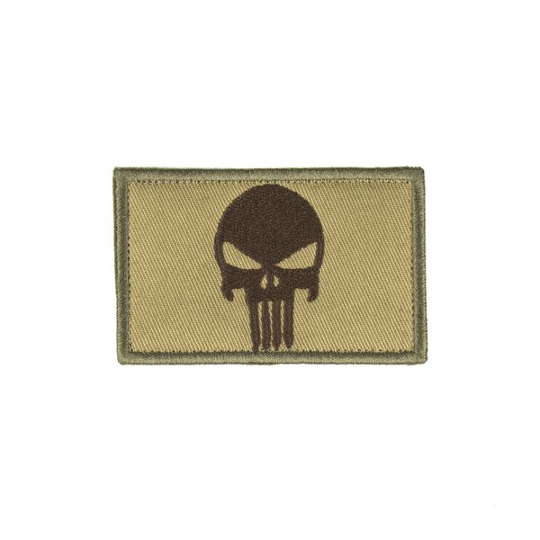 Нашивка на липучці Dozen Velcro Skull Patch "Coyote" (8 * 5 см) 2914950059750 фото