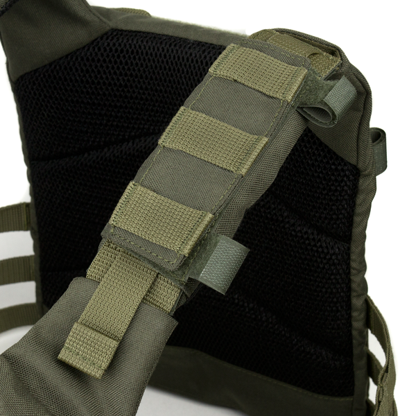 Демпферные лямки для плитоноски Dozen Damper Straps For Plate Carriers (комплект - 2 шт) "Olive" 2914950063375 фото