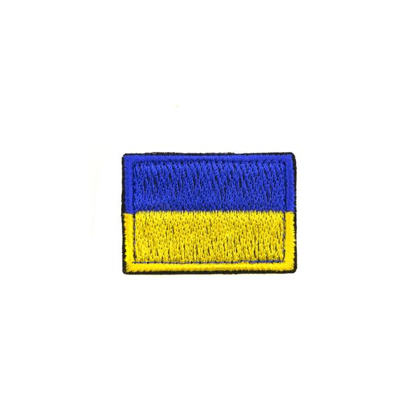 Нашивка на липучці Dozen Velcro Mini Flag Patch "Ukraine" (4,5 * 3 см) 2914950060909 фото