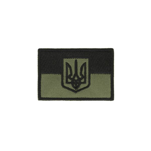 Нашивка на липучке Dozen Velcro Flag Patch "Trident - Olive" (7 * 4,5 см) 2914950060923 фото