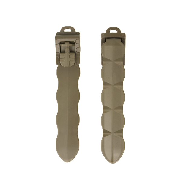 ЗІП - Кліпси для кріплення підсумків Dozen Clips For Fastening Equipment "Coyote" (комплект - 2 шт.) 2914950064785 фото