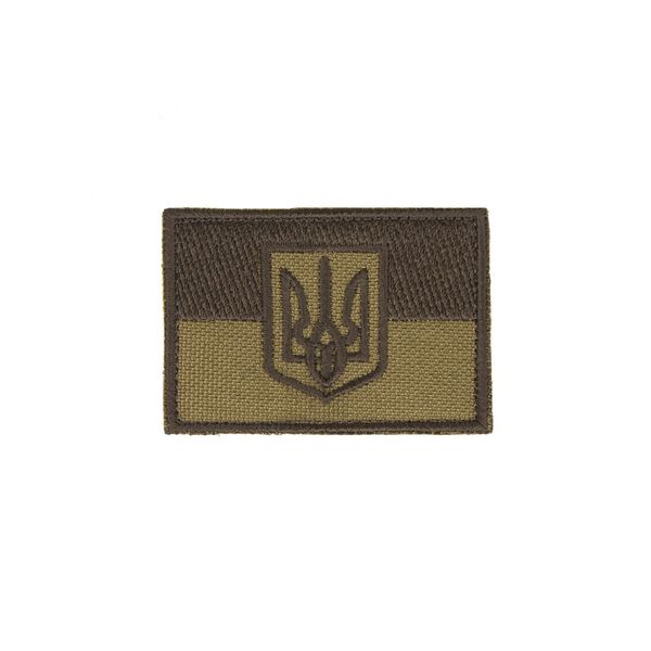 Нашивка на липучці Dozen Velcro Flag Patch "Trident - Coyote" (7 * 4,5 см) 2914950060930 фото