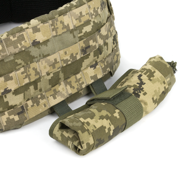 Розвантажувальний пояс Dozen Tactical War Belt Ballistic Protection "Pixel MM14" (+ балістичний пакет) 1 клас DTWBBP14-1 фото