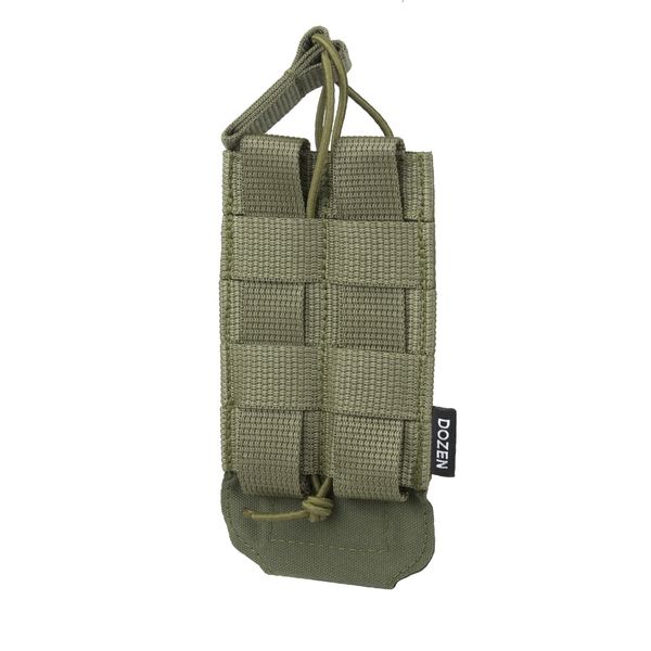 Підсумок для магазинів АК (відкритий) Dozen AK Magazine Elastic Pouch Nylon "Khaki" 2914950058296 фото