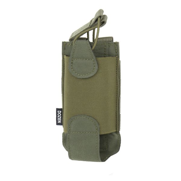 Підсумок для магазинів АК (відкритий) Dozen AK Magazine Elastic Pouch Nylon "Khaki" 2914950058296 фото