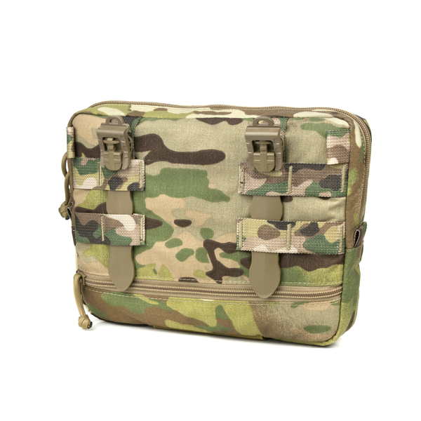 Сумка-напашник с клипсами Dozen Front Pouch For Ballistic Protection - Universal (Clips) "Multicam" без пакета DFPFBPMc-Clips фото