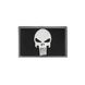 Нашивка на липучке Dozen Velcro Skull Patch "Black/White" (8 * 5 см) 2914950059859 фото 1