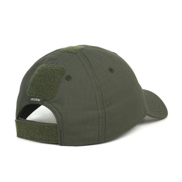Бейсболка тактическая Dozen Tactical Cap Velcro Panels Rip-Stop 65/35 "Olive" 2914950066956 фото