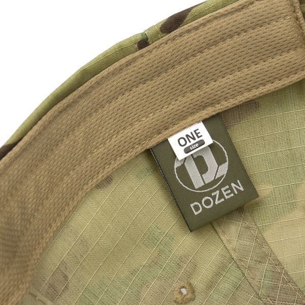 Бейсболка тактическая Dozen Tactical Cap Velcro Panels Rip-Stop 65/35 "MultiCam" 2914950066963 фото