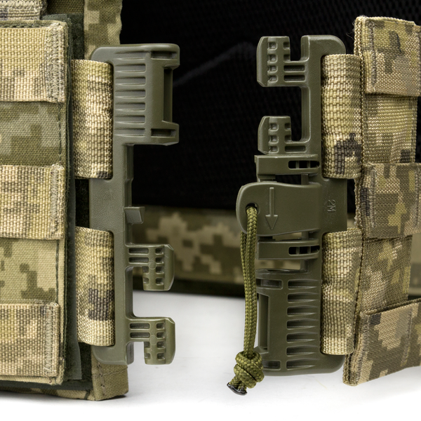 Камербанд каркасний для плитоноски Dozen Plate Carrier Cummerbund "Pixel MM14" (комплект &mdash; 2 шт.) 2914950062378 фото
