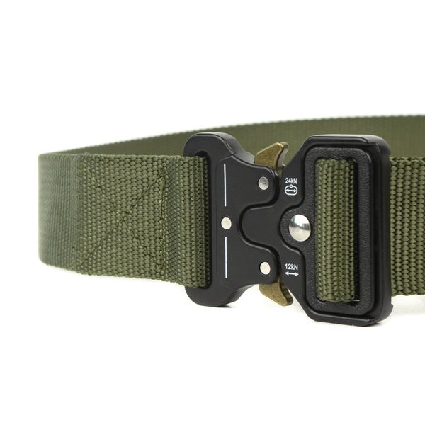 Ремінь поясний з металевим фастексом Dozen Tactical Belt With Metal Fastex (120 см) "Olive" 2914950067397 фото