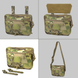 Сумка-напашник з кліпсами Dozen Front Pouch For Ballistic Protection - Universal (Clips) "MultiCam" DFPFBPMc-Clips фото 7