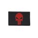 Нашивка на липучці Dozen Velcro Skull Patch "Black/Red" (8 * 5 см) 2914950059767 фото 1