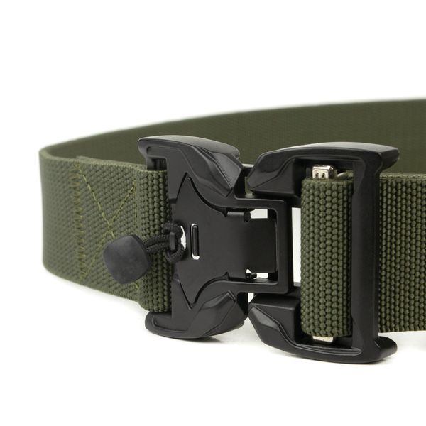 Ремінь поясний еластичний з магнітним фастексом Dozen Tactical Belt With Magnetic Fastex (120 см) "Olive" 2914950067410 фото