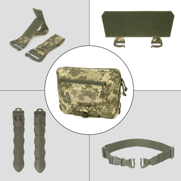 Напашник Dozen Front Pouch For Ballistic Protection - Universal (Velcro) "Pixel MM14" (24 * 17,5 см) без пакету DFPUV14-Velcro фото