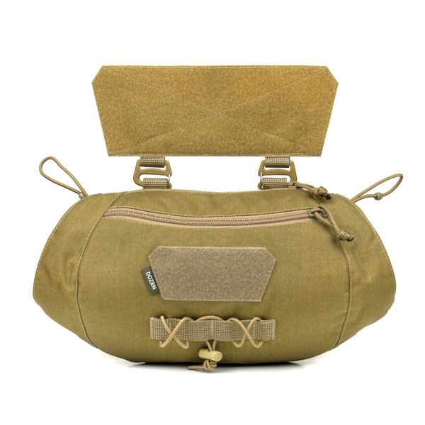 Муфта тактична зимова Dozen Tactical Winter Pocket (Velcro Panel) "Coyote" (грілка для рук) DTWPCoy-Velcro Panel фото