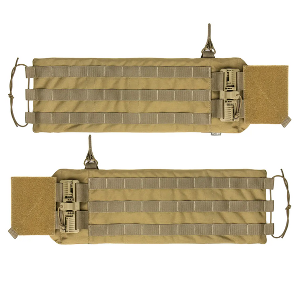 Камербанд под баллистическую защиту Dozen PC Universal Ballistic Cummerbund "Coyote" (комплект - 2 шт) XS/S 2914950066475 фото