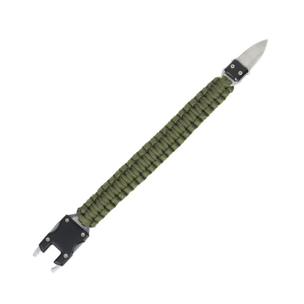 Браслет Dozen Tactical Paracord Bracelet With Knife "Olive" 2914950061128 фото