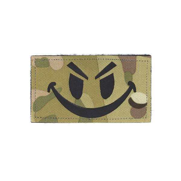 Нашивка на липучке Dozen Velcro Smiley Patch "MultiCam" (9 * 5 см) 2914950059729 фото