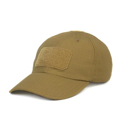 Бейсболка тактична Dozen Tactical Cap Velcro Panels Rip-Stop 65/35 "Coyote" 2914950066949 фото